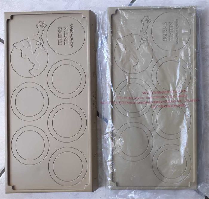 Socles pour figurines Tintin Collection Officielle Lot de 2