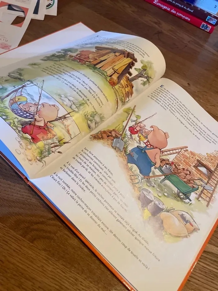 Livre Mes plus beaux contes Les Trois petits cochons / Pinocchio - photo numéro 8