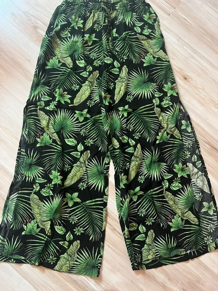 pantalon tropical vert et noir undiz - photo numéro 2