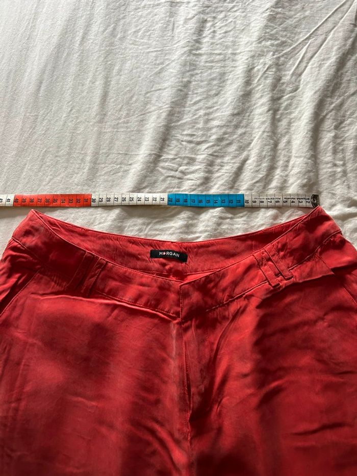 Pantalon soyeux orange Morgan 38-40 - photo numéro 9
