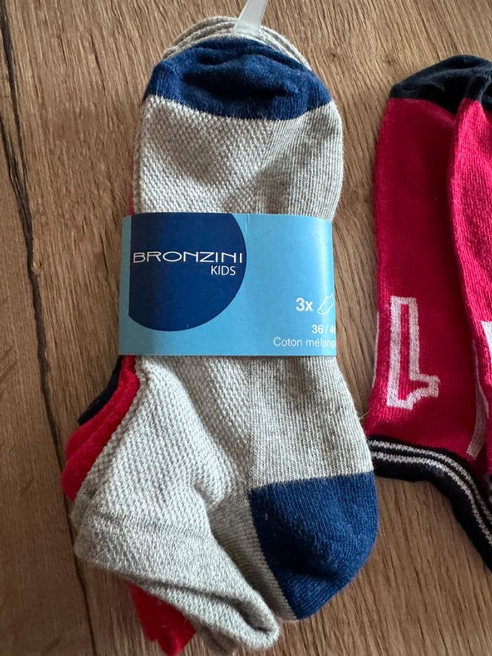 4 paires de chaussettes pointure 36-40 neuves avec étiquette - photo numéro 2
