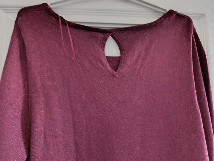 Robe bordeaux à paillettes Grana XXL - photo numéro 5