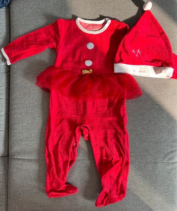 Pyjama de Noël 24 mois + son bonnet