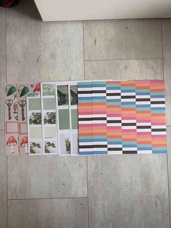 Lot de feuilles pour scrapbooking lot 13