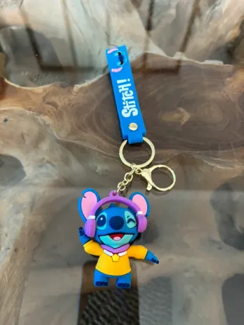 Porte clé Stitch plastique casque