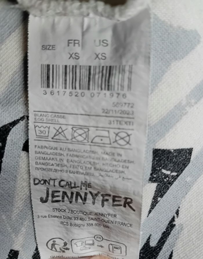 Sweat oversize Don't Call Me Jennyfer  - XS - photo numéro 5