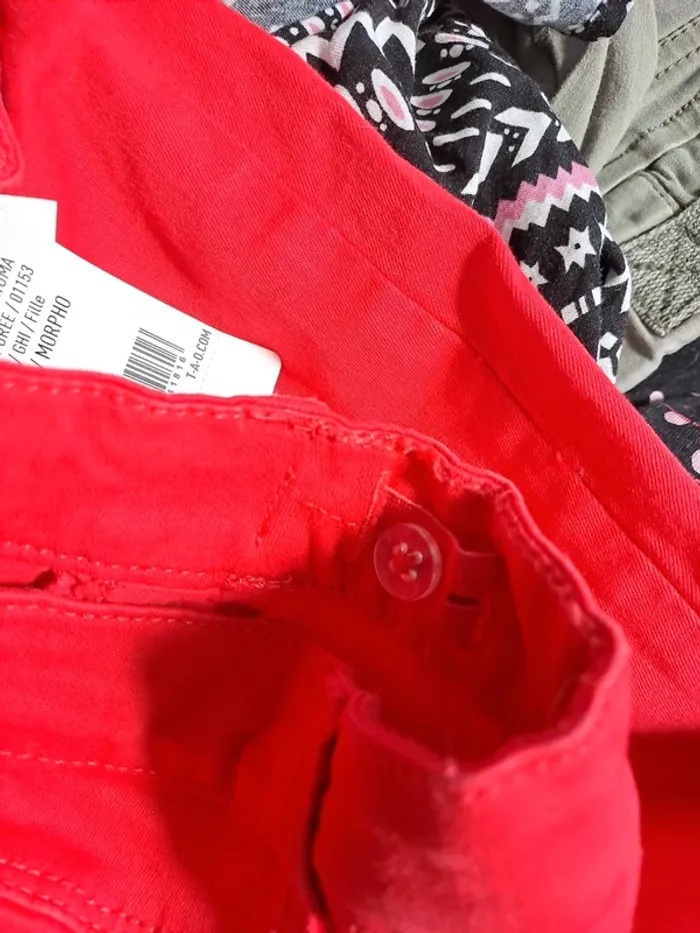 Jeans tape a l'œil rouge 12 ans + - photo numéro 6