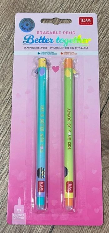 Stylos legami effaçables édition limitée saint Valentin 