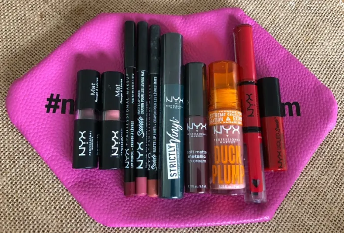 Lot 9 make-up lèvres & trousse - Nyx