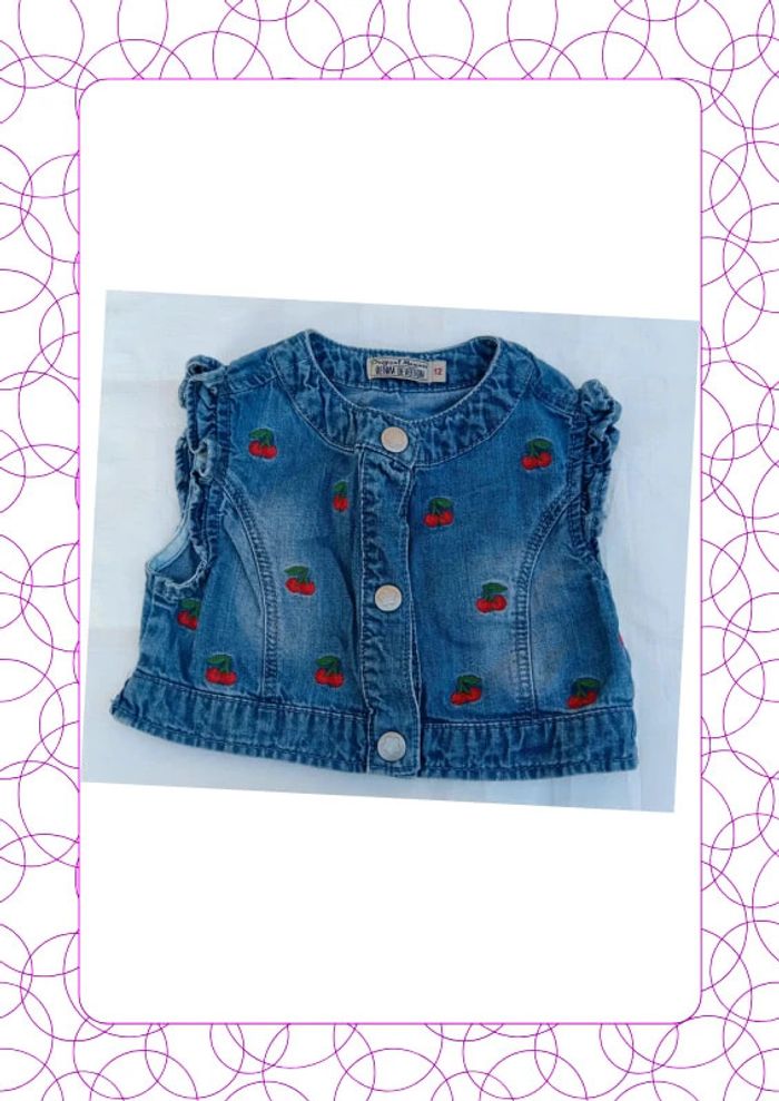 Veste en jean 12 mois