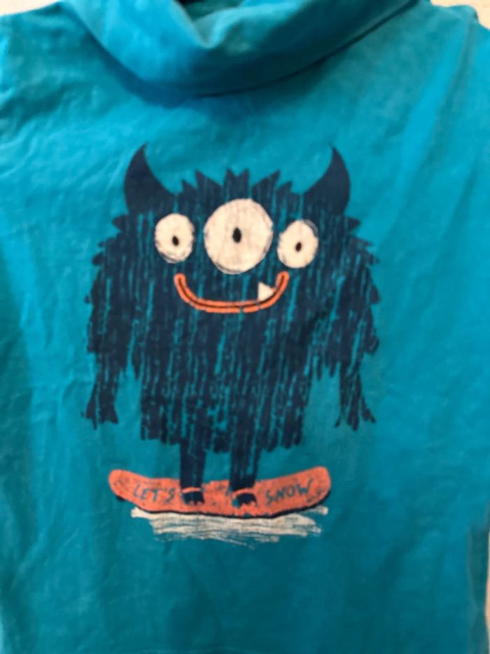 T-shirt col roulé taille 4 ans - photo numéro 3