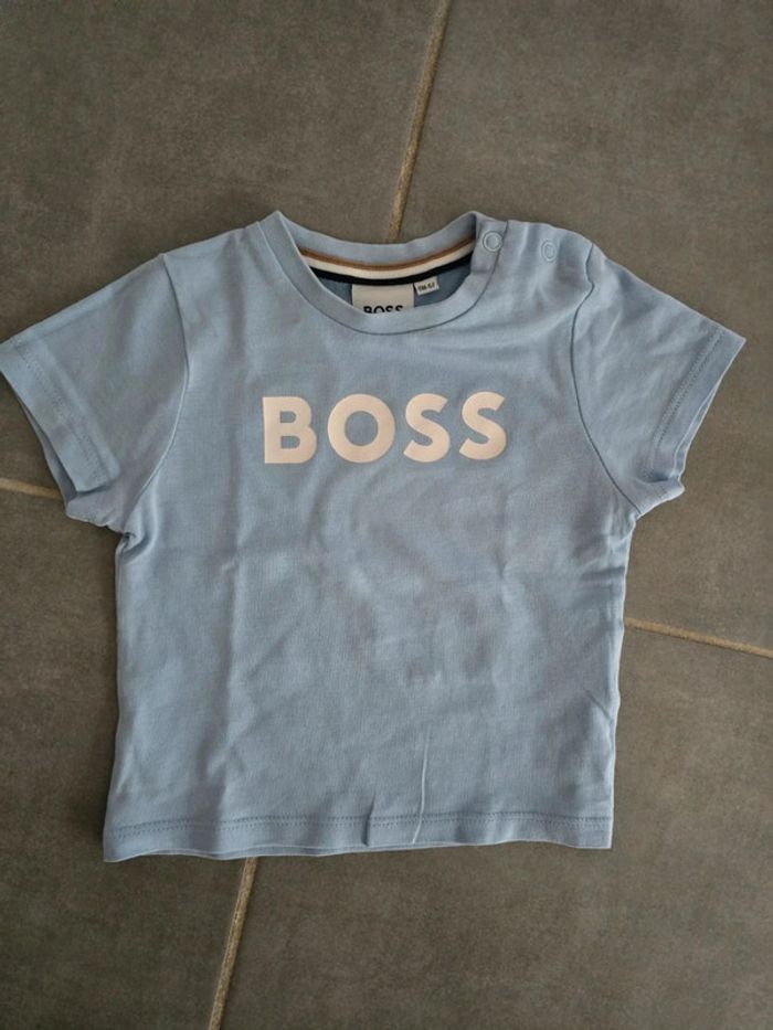 Tee-shirt Boss turquoise