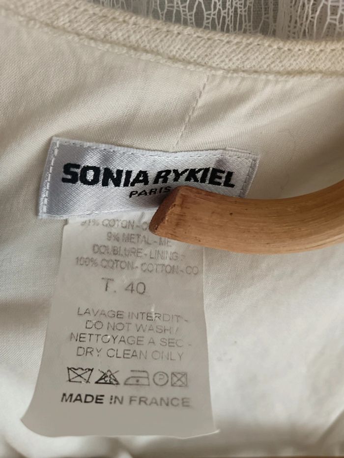 Sonia Rykiel | Robe à volant effet lin | t. 40 - photo numéro 9