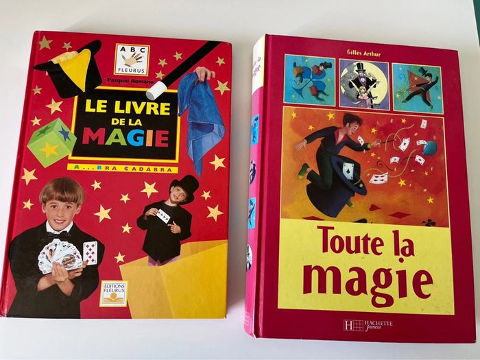 Lot de 2 livres sur la magie