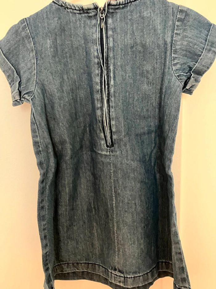 Robe manches courtes en jeans 24 mois Obaibi - photo numéro 4