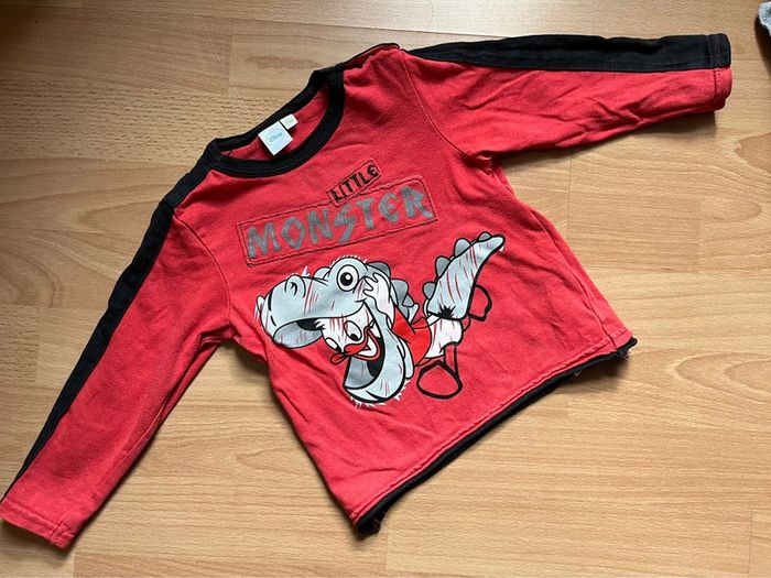 Beau T-shirt rouge ML «Donald » T. 23 mois garçon