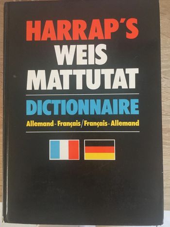 Vend dictionnaire français allemand