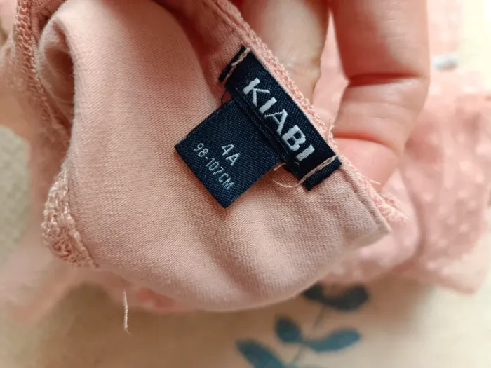 Robe dentelle rose argenté 4 ans kiabi - photo numéro 5