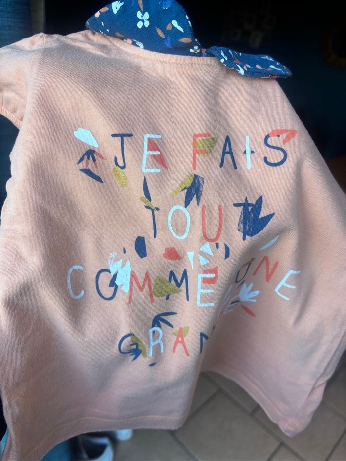 Teeshirt bb 18 m col Claudine - photo numéro 3