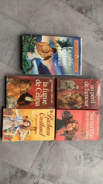 Lot de livres Barbara Cartland