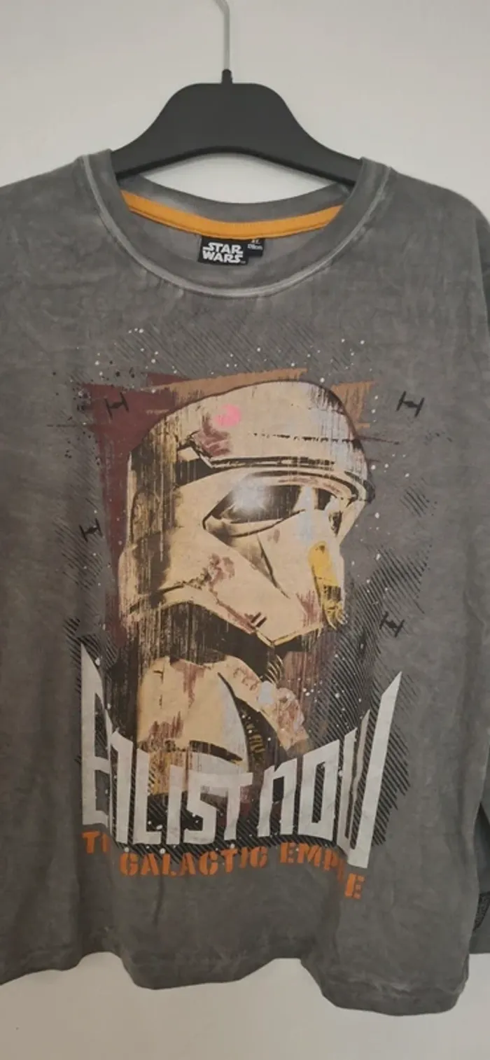 T-Shirt Star Wars - Boba Fett "Galactic Empire" (Taille 8 ans / 128 cm) - photo numéro 2