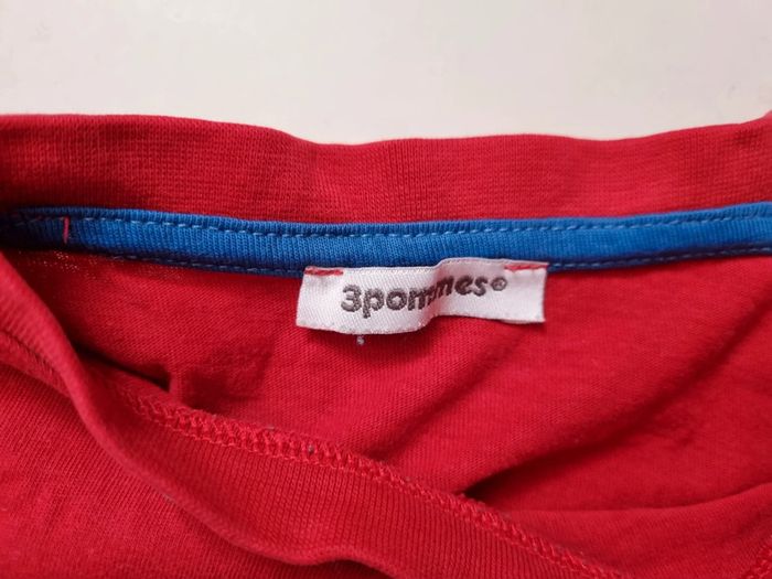 T-shirt 3 pommes 3 ans - photo numéro 3