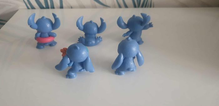 Lot 5 petites figurines stitch - photo numéro 3