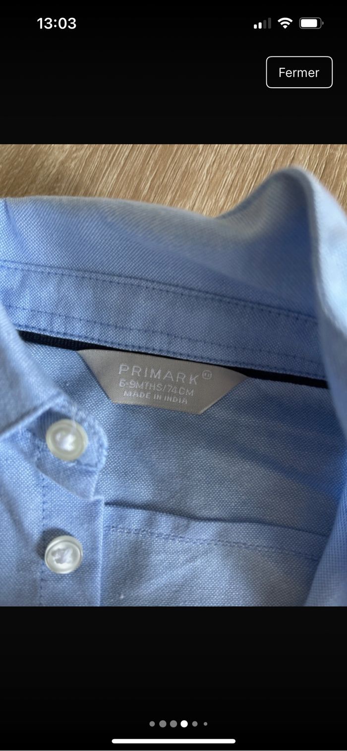 Chemise bébé garçon - photo numéro 4