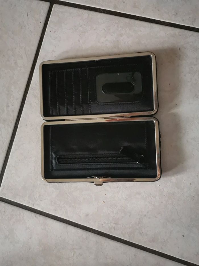 Portefeuille velours cœur - photo numéro 3