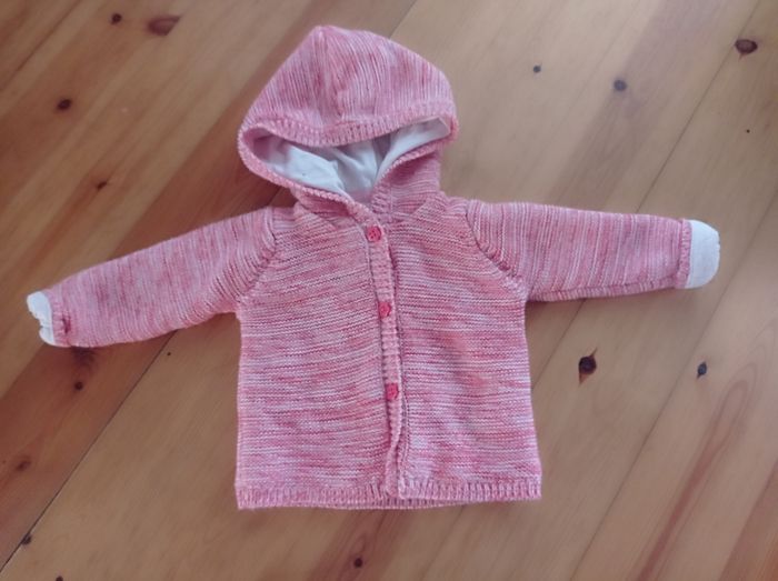 Gilet rose 3 mois