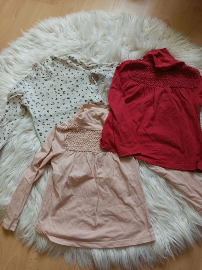 Lot 3 sous pulls fille