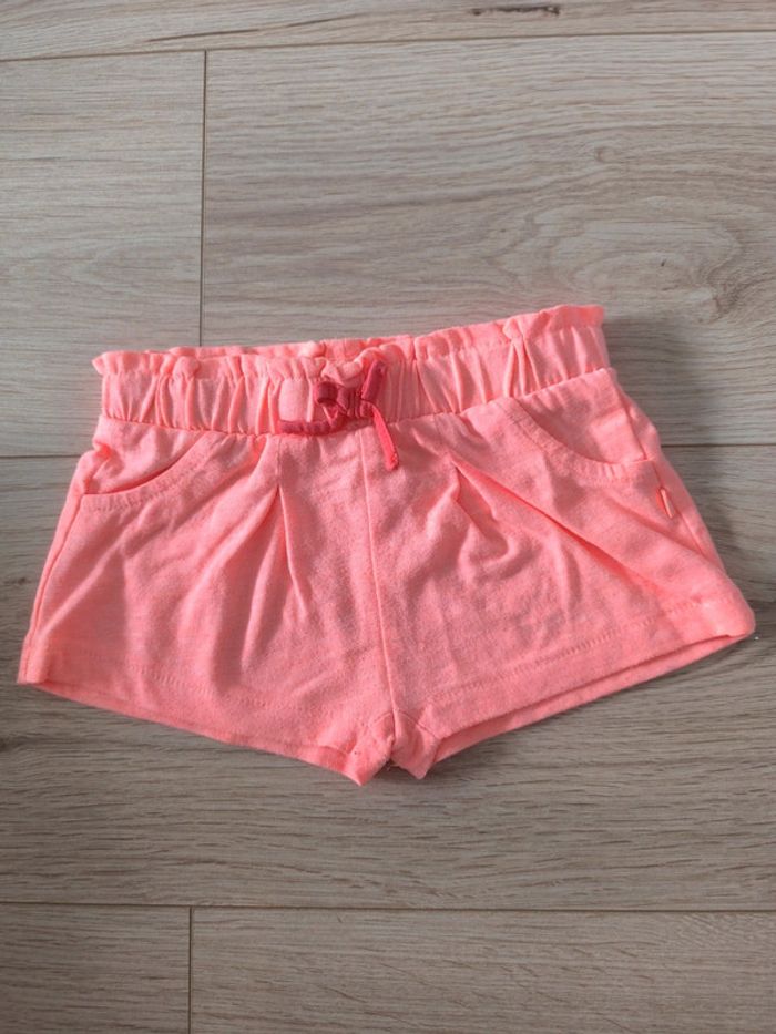 Short orange fluo Obaïbi - Taille 12 mois - 74cm