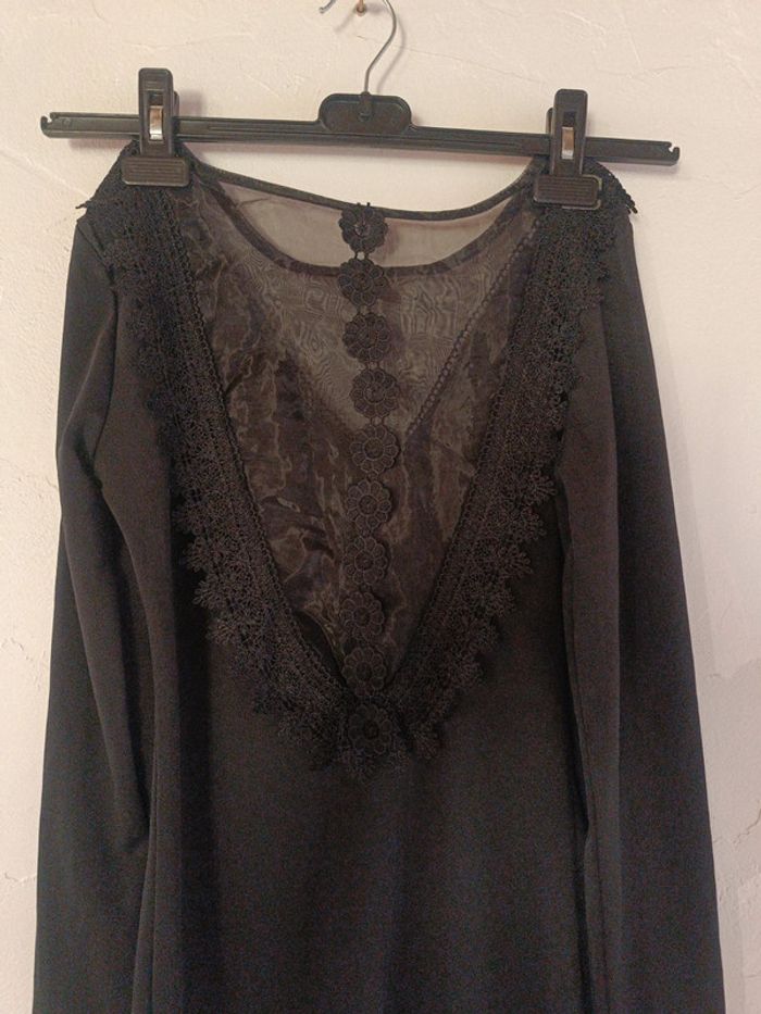 Robe noire T36 en très bon état - photo numéro 3
