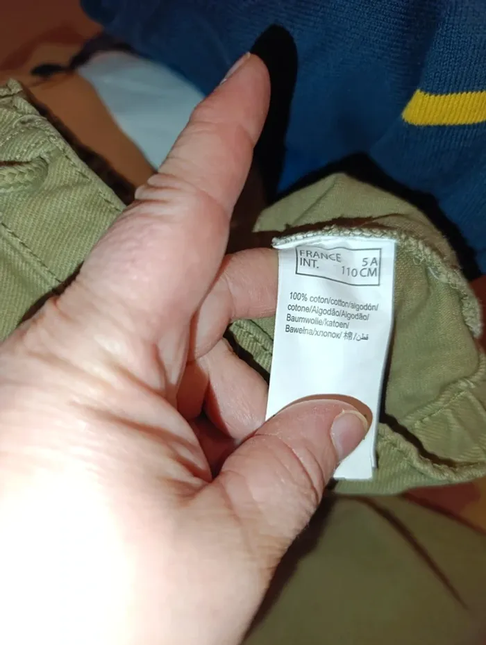 Pantalon cargo petit beguin taille 5 ans neuf - photo numéro 7