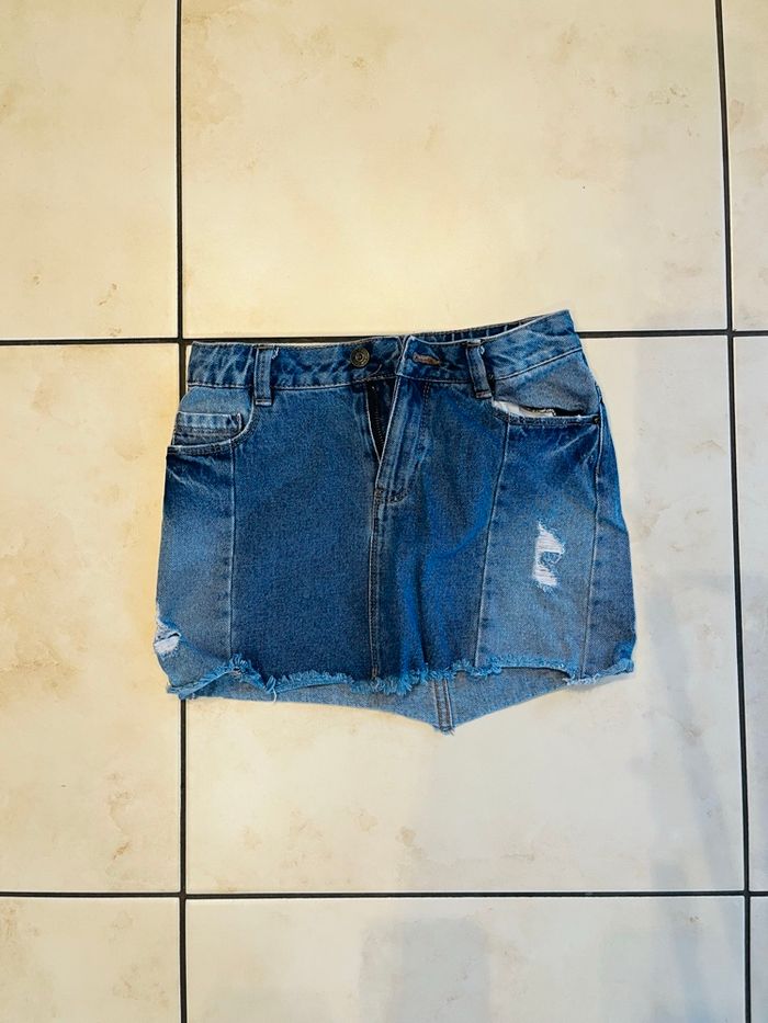 Lot jean bleu  fille – short + jupe Mango Kids 🩵👖 - photo numéro 2