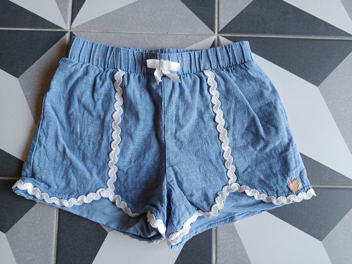 Short Chambray Sergent Major 4ans