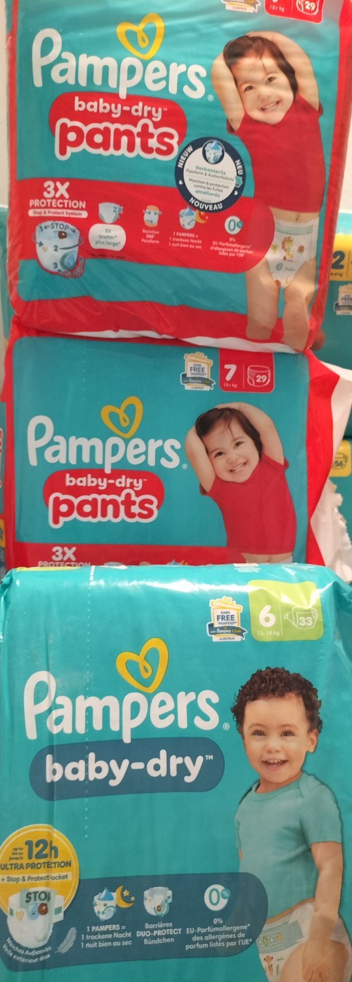 Lot de 3paquet de couche - photo numéro 2