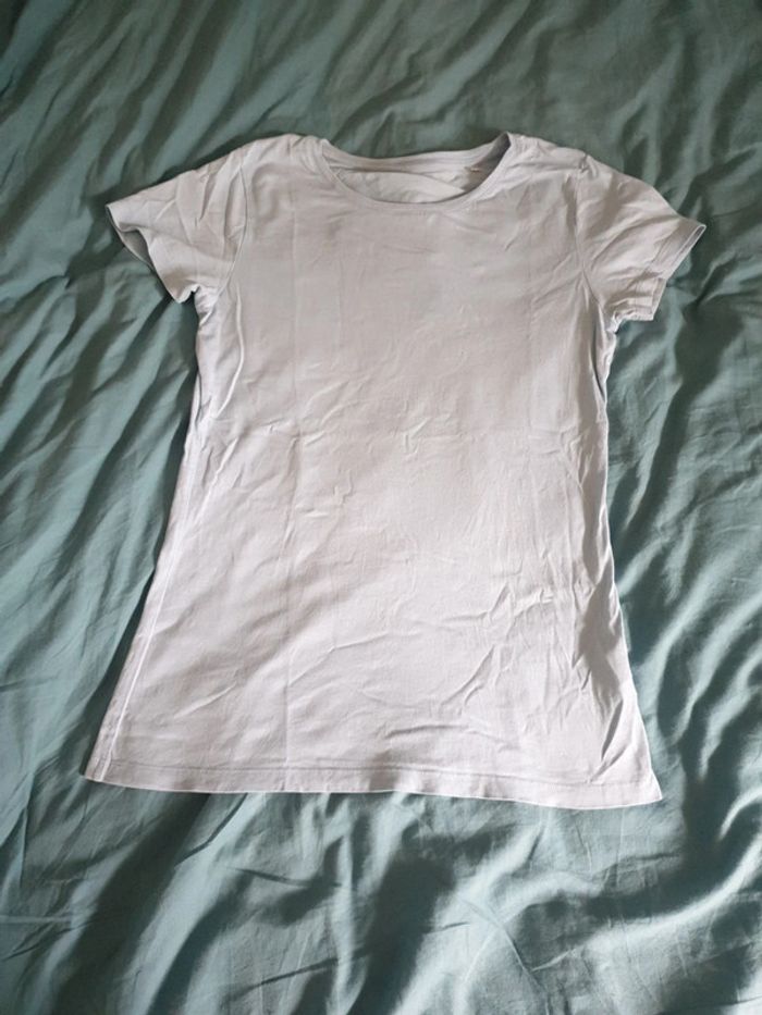 Neuf Tee-shirt femme bleu ciel taille L