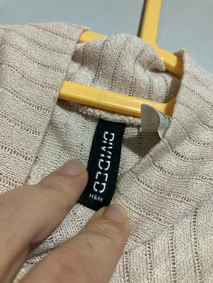 Top sans manches col roulé beige H&M XS – Très bon état - photo numéro 4