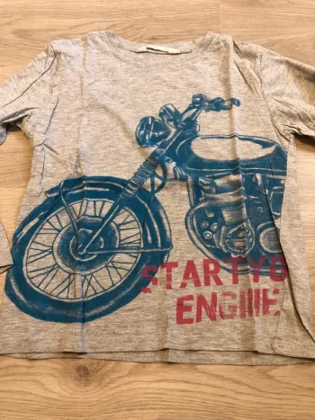 Tee shirt moto