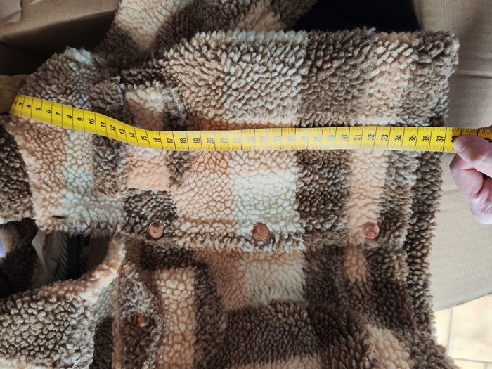 Parka fille marron a carreaux 4 ans🌞neuf🧸parfait pour le printemps et l'hiver 💡 - photo numéro 5