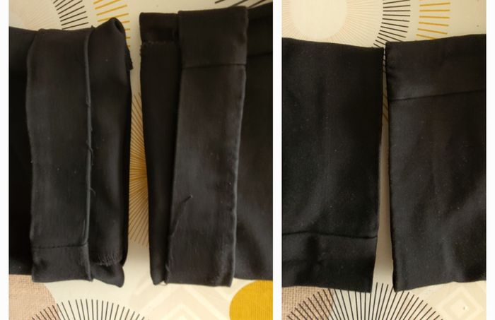 H&M Pantalon Noir TM/TFr38-Noir-Coupe Ajustée&Taille Elastiquée - photo numéro 9