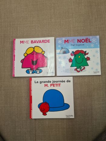 Lot de 3 livres mr et Mme