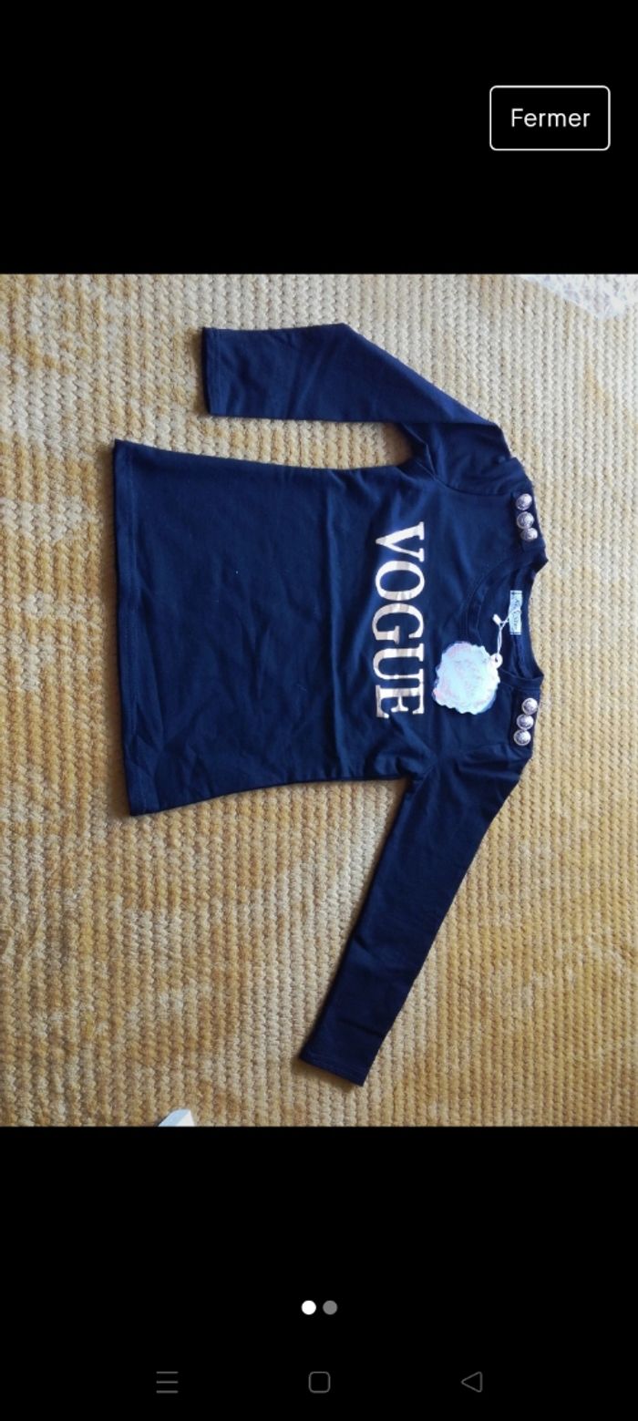 Maillot fille manches longues