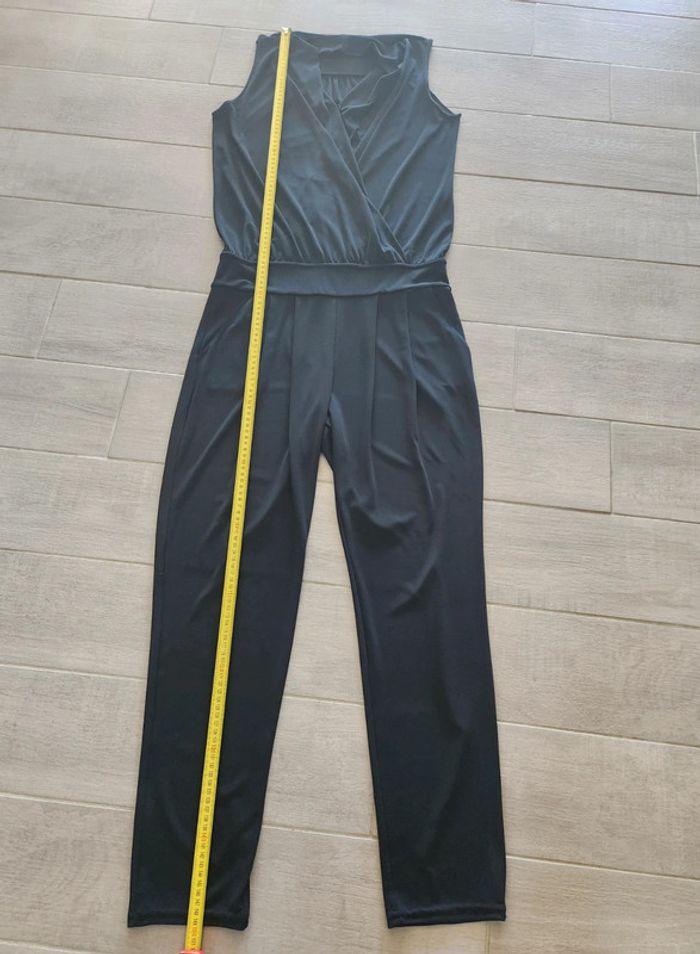 Combi pantalon fluide d'été noire excellent état Taille 38 renatto bene paris - photo numéro 7