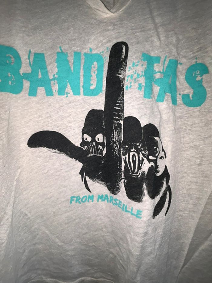 Long t-shirt col v manches longues Banditas - photo numéro 2