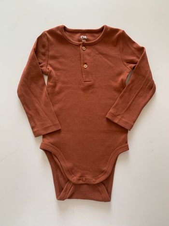 Body manches longues 9/12 mois