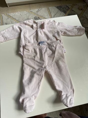 Ensemble jacadi bébé fille