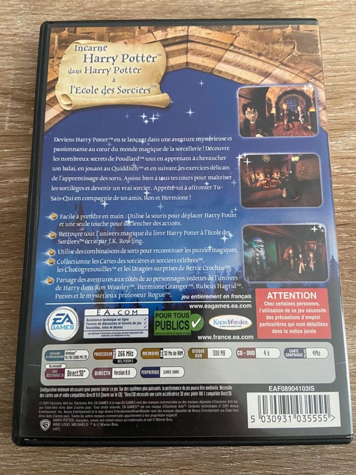 Harry potter et la chambre des secrets pc vintage - photo numéro 3