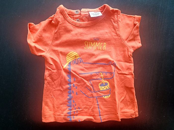 Lot t shirt 6 mois - photo numéro 2